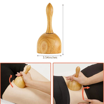 1Pcs Wood Therapy Massage Tools,Wooden Therapy Tools for Body Muscle Pain Relief,Body Sculpting Tools,Fascia Massage