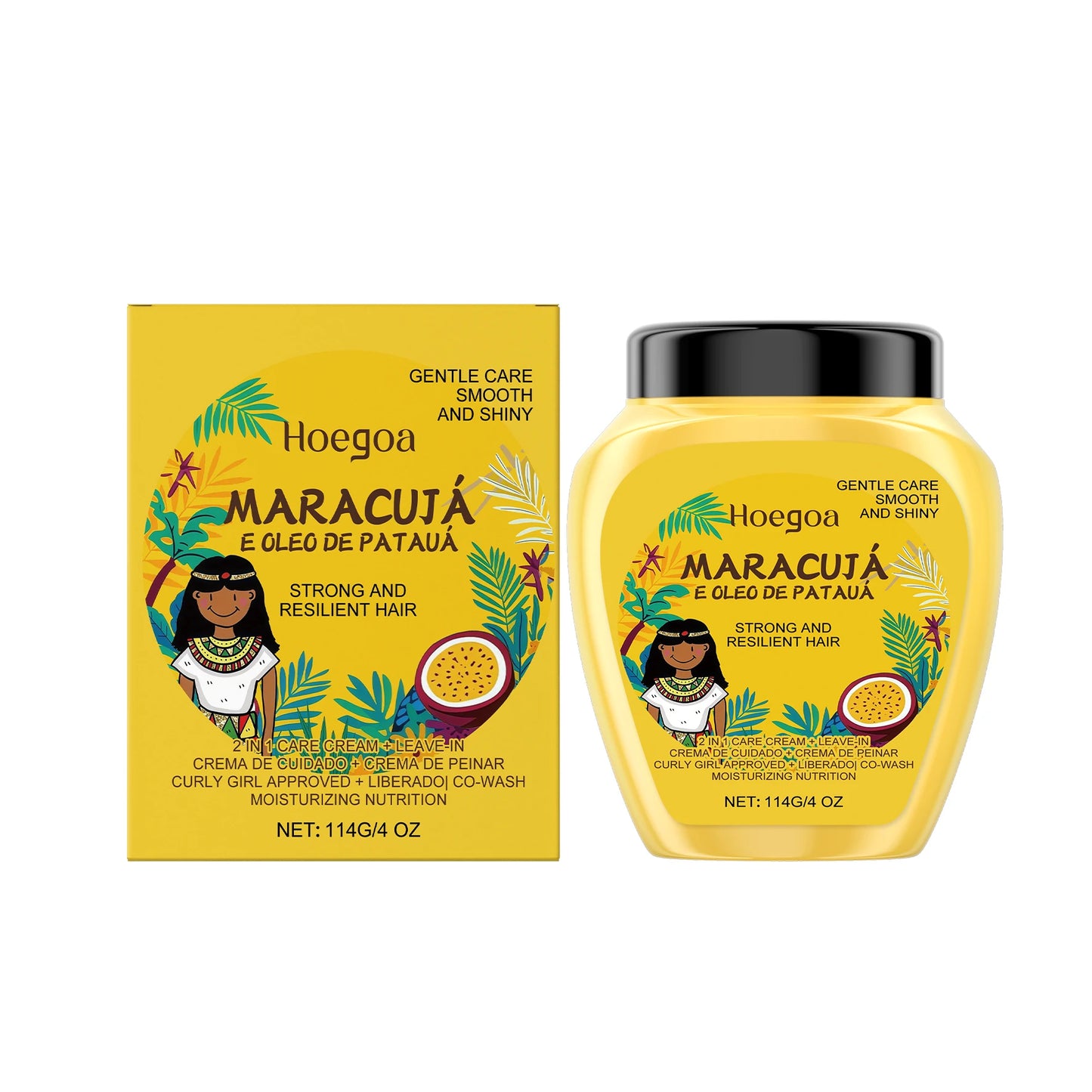 Leave-In Conditioner Cream with Plant Keratin & Argan Oil - Repairing & Frizz Control for Dry Damaged Curly Hair Shine Enhancer