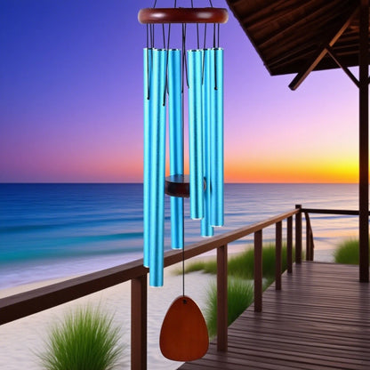 Courtyard Metal Wind Chime Home Outdoor Atmosphere Pendant Classic Metal Aluminum Tube 37 Inch Large-sized Wind Chime Gift New