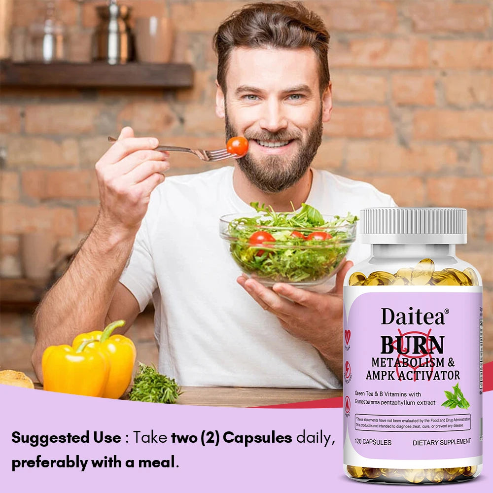 Green Tea Extract - Burns Fat, Controls Appetite, Supports Gut Health, Supports Weight Management, and Improves Digestion