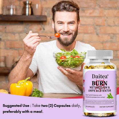 Green Tea Extract - Burns Fat, Controls Appetite, Supports Gut Health, Supports Weight Management, and Improves Digestion