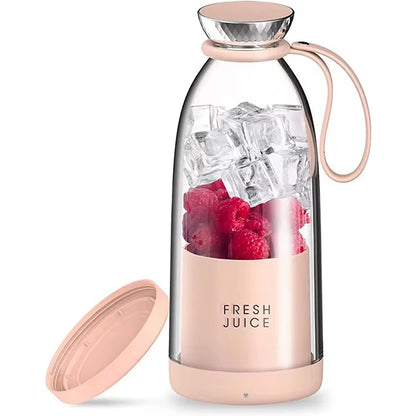 500ml Portable 2400mAh Wireless Fruit Mixers USB juicer Fresh Juice Bottle Blender Plus 6 Blades Food Milkshake Ice Crush Cup