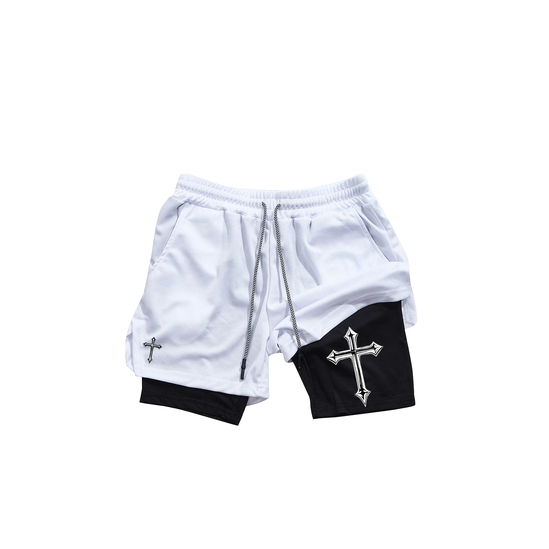 Anime Cross Men's Sports Shorts Breathable Sports Shorts Summer Sports Fitness Running Shorts