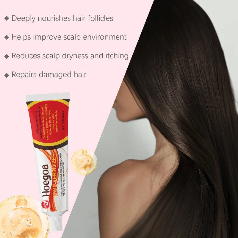 Hair Nourishing Cream - Moisturize Hair, Soften Scalp, Add Shine, Smooth Texture, Lightweight Formula, 100g