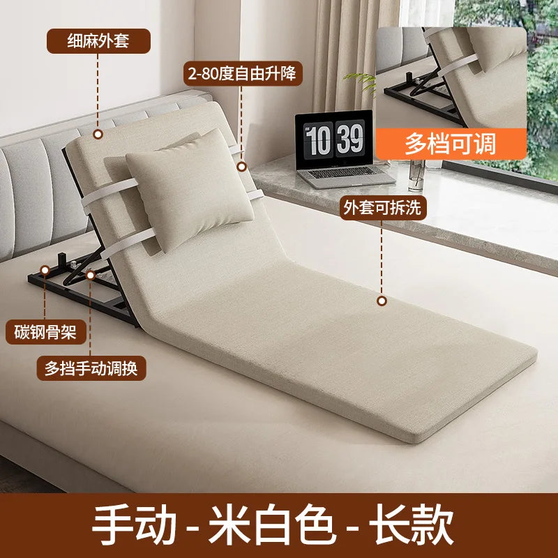 Elderly Electric Adjustable Bed - Home Hospital Use, 5-Position Lift Recliner, Remote Control, Back Massage, USB Charging