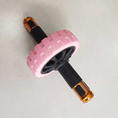 Ergonomic Grip Abdominal Workout Roller Strong Load Bearing Single-wheel Ab Roller Wheel Strengthen Muscle Non-slip