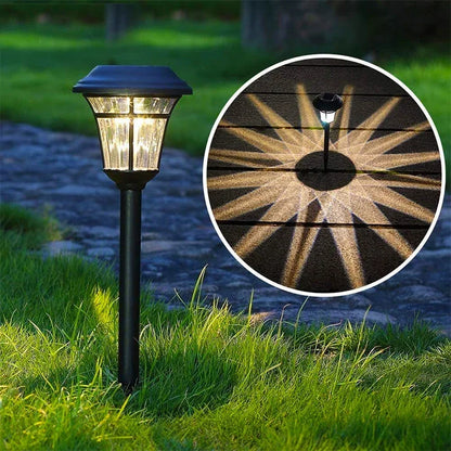 Solar Courtyard LED Ground Light Waterproof Outdoor Garden Decorative Pathway Lights for Patio Lawn Walkway Street