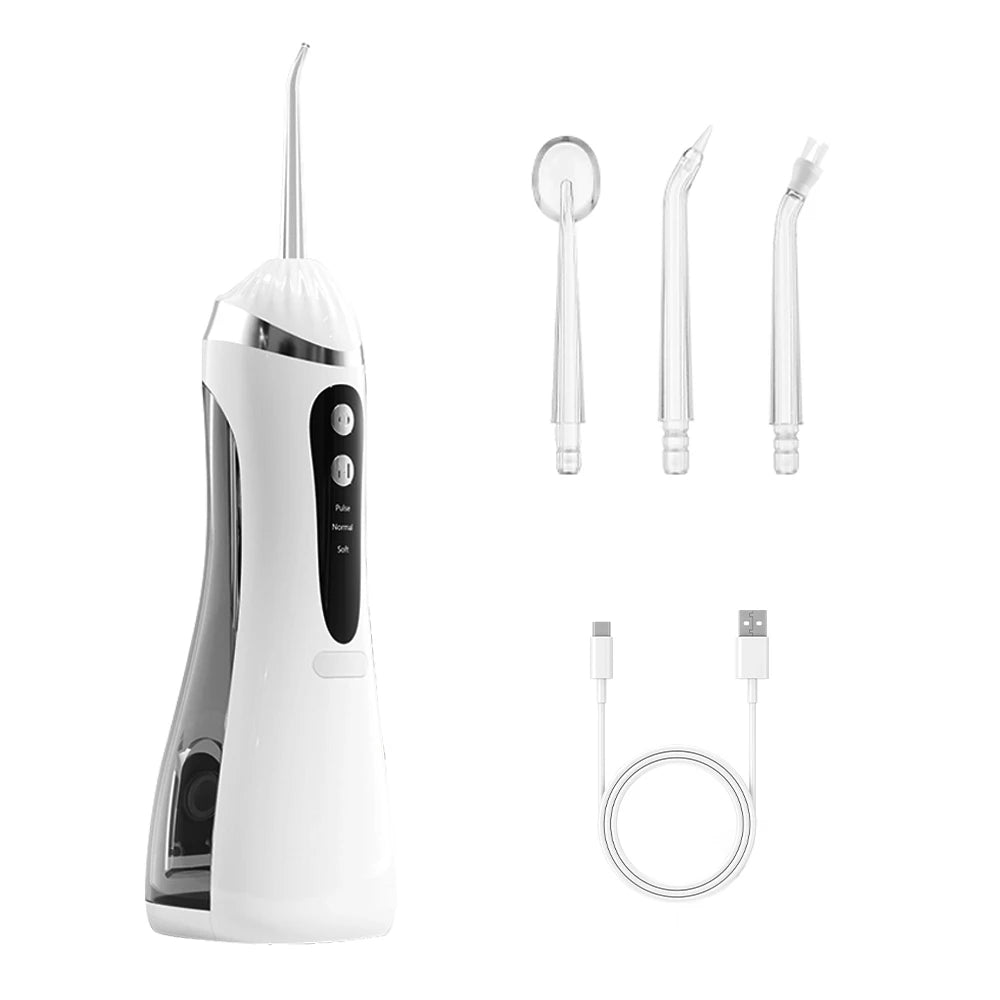 Oral Irrigator Dental Water Flosser for Teeth Portable Dental Water Irrigator Rechargeable Dental Water Jet for Teeth Cleaning