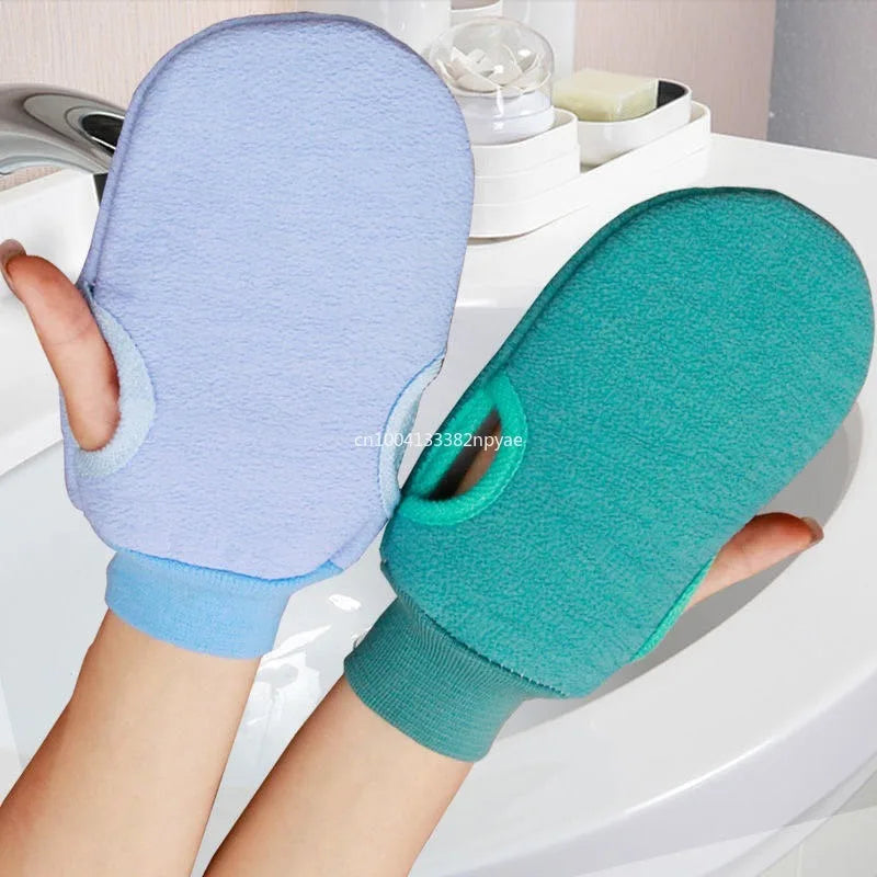 1PCS Bath for Peeling Exfoliating Body Cleaning Scrub Mitt Rub Dead Skin Gloves for Shower Body Brush Towel Foam Body Massage