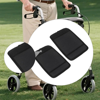 2 Pieces Walker Handle Cushions Anti Slip Walking Cane Grip Covers Hand Grip Covers Soft Cushion Padding for Elderly Grippers