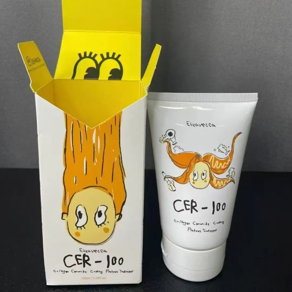 Korean Cer-100 Hair Treatment Care Mask Protein Coating Collagen Keratin Repair Damaged Prevent Hair Breakage Improve Frizz