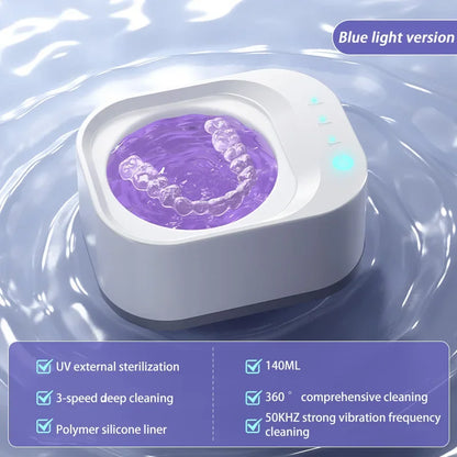 50khz UV Cleaning Machine Orthodontic Invisible Braces Jewelry Three Gears High Frequency Powerful Ultrasonic Cleaner 2026