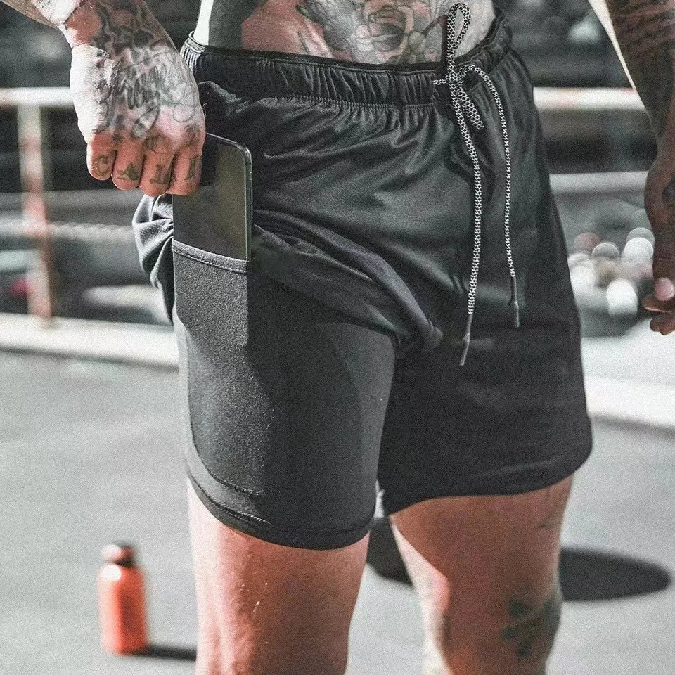 Anime Cross Men's Sports Shorts Breathable Sports Shorts Summer Sports Fitness Running Shorts