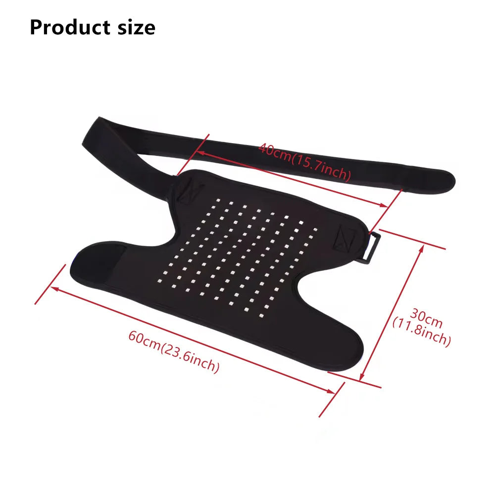 Red Light Therapy Shoulder Brace,660&850nm Infrared Wrap Therapy with Pulse device for Improve Joint Muscle Shoulder Pain Relief