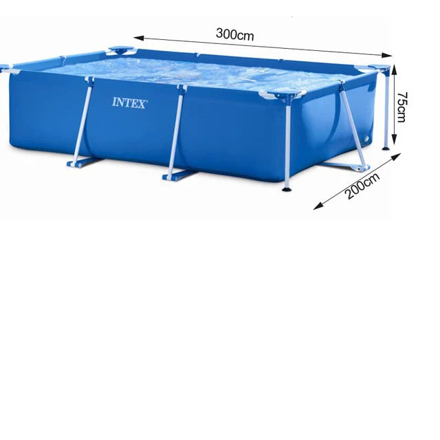 220cm 450cm  full set metal frame steel rectangular square swimming Pool Pipe Rack Pond Large Bracket above ground filter summer