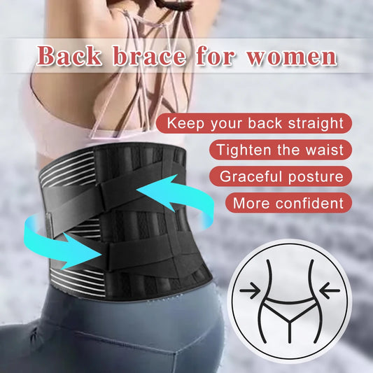 Waist Protector Belt Waist Trainer Spine Support Lumbar Back Belt Waist Support Lumbar Pad Back Orthopedic Corset for Men Women
