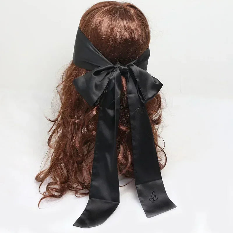 Satin Silk Sleep Mask Sexy for Women Silk Eye Cover Savour Eye Patches Cute Blindfold Silk Ribbon Gift Surprise High Quality