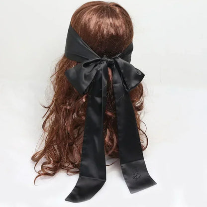 Satin Silk Sleep Mask Sexy for Women Silk Eye Cover Savour Eye Patches Cute Blindfold Silk Ribbon Gift Surprise High Quality
