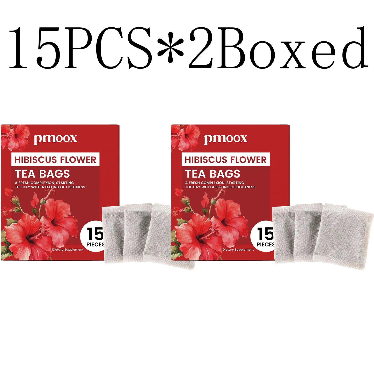 Hibiscus Herbal Refreshing Tea Gentle Care Help Tone and Firm the Body Enhance Body Contours Daily Long-Lasting Care Tea Lazy