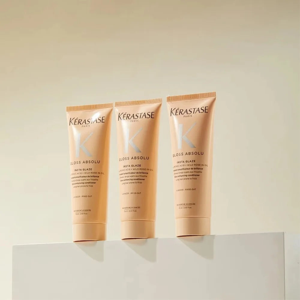 Kerastase Gloss Absolu Gloss Enhancing Conditioner 75ml/2.5oz, Original Conditioner for Women/Men, Hair Care Treatment