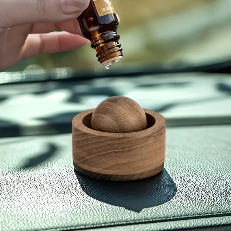 Wooden Aromatherapy Diffuser，Rotary Design，Suitable for cars and bedrooms，An excellent gift choice——Home Fragrance