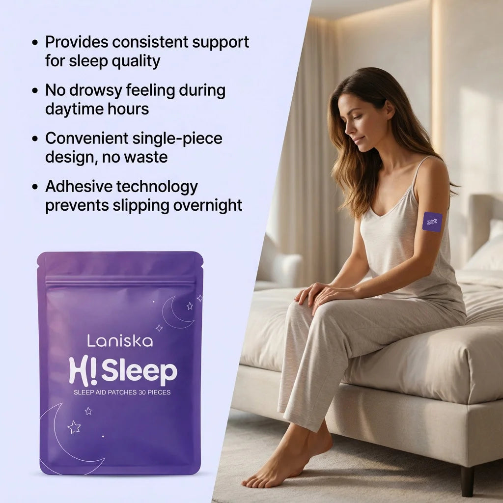 Sleep Aid Patches Relieving Stress Anxiety Headache Neurasthenia Relaxing Fall Asleep Quickly Soothing Improve Insomnia Patches