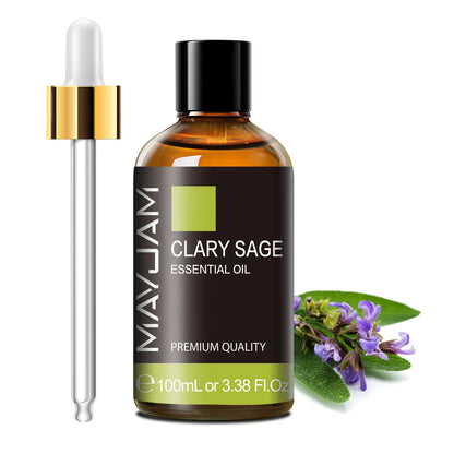 100ML Pure Plant Essential Oil Mint Bergamot Patchouli Citronella Lemongrass Chamomile Cedarwood For Reed Diffuser Humidifier