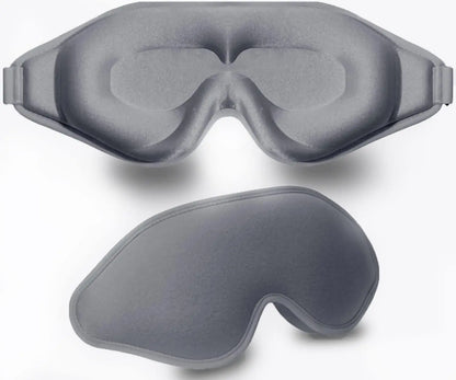 Sleep Mask,3D Deep Contoured Eye Covers for Sleeping,99% Block Out Light Eye Mask,with Adjustable Strap for Sleeping,Traveling
