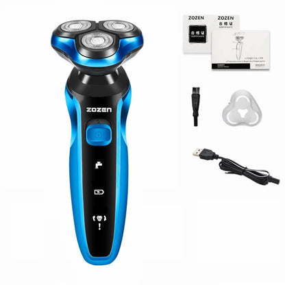 Electric Razor Electric Shaver Rechargeable Shaving Machine Cleaning Beard Razor for Men Wet and Dry Waterproof Washable ZN1159
