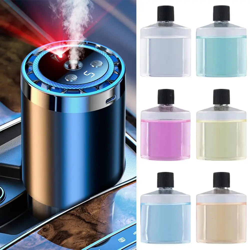 Car Aromatherapy Air Freshener Multiple Fragrances Gardenia Ocean Hilton Osmanthus Automatic Aromatherapy Machine