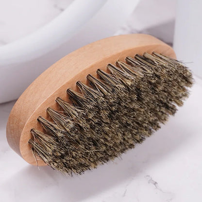 5Pcs Men Beard Care Set Beard Mustache Pocket Hair Comb Men Alloy Hair Skull Brush Mustache Beard Styling Tool for Home Salon