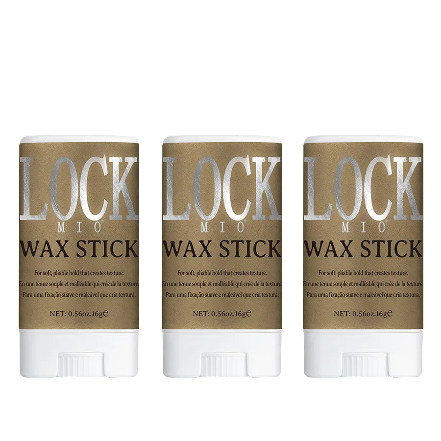 LOCKMIO Hair Wax Stick for Women and Kids Long Lasting Hold Pomade Control Broken Frizz Flyaway Styling Wax for Natural Wigs