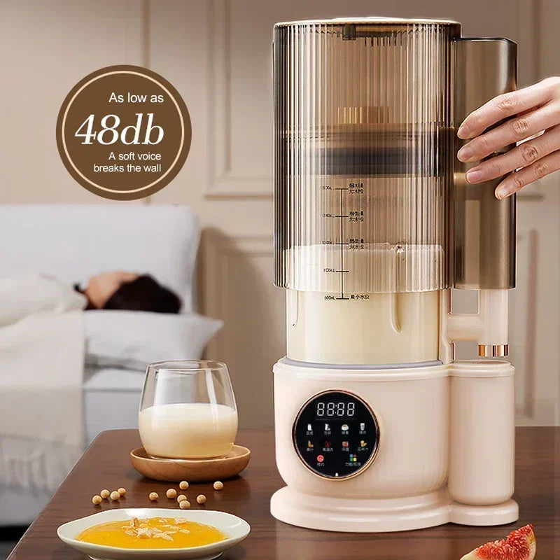 1500ML Electric Soy Milk Machine Wall Breaking  Automatic Intelligent Food Blender Fruit Juicer Blender Rice Paste Maker
