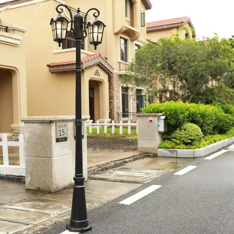 ≈2.3M Led Outdoor Courtyard Street Lights, Gardens, Parks, Ip65 Waterproof And Rust Proof High Pole Lights
