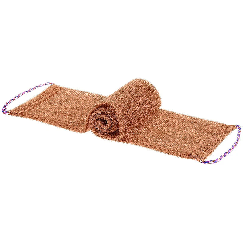 African Net Long Bath Body Exfoliating Long Net Shower Body Scrub Back Scrubber Skin Smoother Beauty Skin Bath Wash