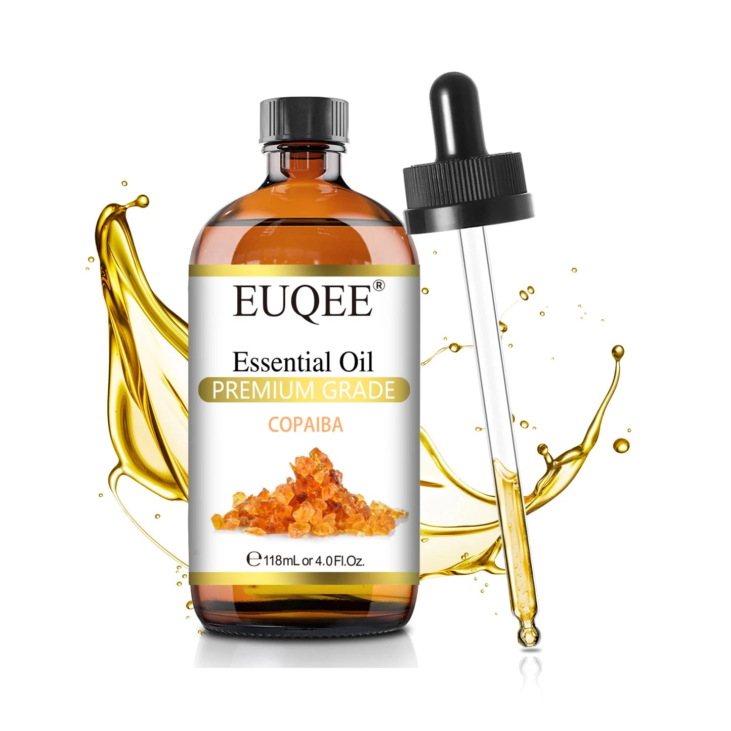 EUQEE 118ml (4 fl. oz) Pure Essential Oil-Sweet Orange Bergamot Cinnamon Lavender Tea tree Premium Aromatherapy Oil for Diffuser