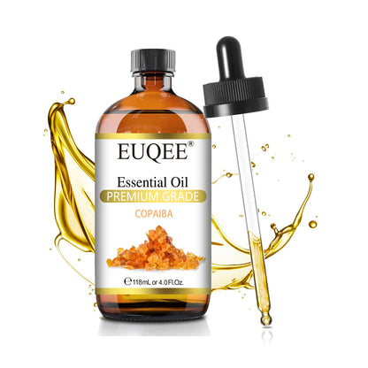 EUQEE 118ml (4 fl. oz) Pure Essential Oil-Sweet Orange Bergamot Cinnamon Lavender Tea tree Premium Aromatherapy Oil for Diffuser