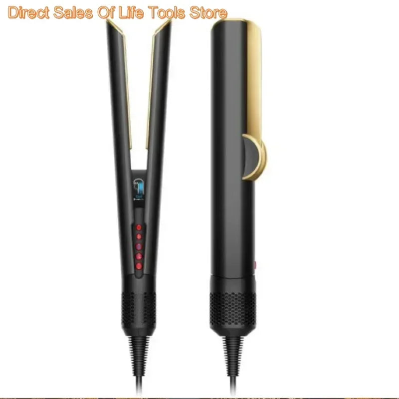 2 IN 1 Professional  Straightener & Hair Dryer Heat-Up  Flat Iron,  dry hair without damage to hairpin