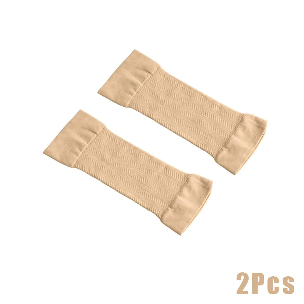 2Pcs Weight Loss Calories Off Slim Arm Shaper Massager Sleeve Slimming Wraps Arm Fat Burning Wrap Bands Arm Sleeve Elastic