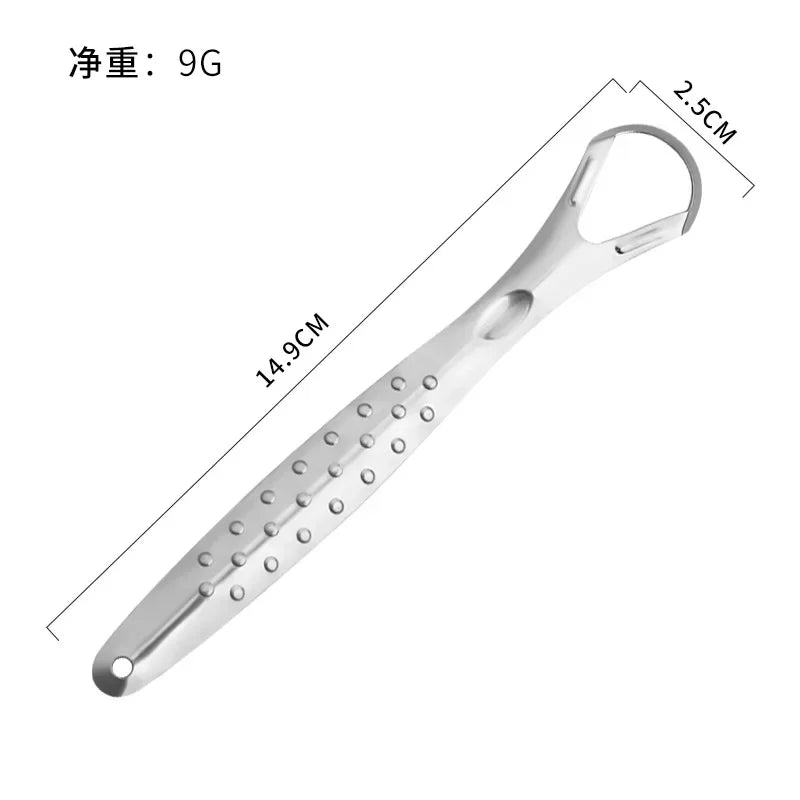 New Silicone Tongue Scraper Tongue Cleaner Remove Halitosis Tongue Coating Oral Care Scraping Brush Oral Care Tool