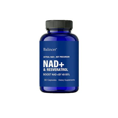 NAD Supplements - with Resveratrol,Support Cell Regeneration Natural Energy Focus and Memory,Anti-aging Capsules