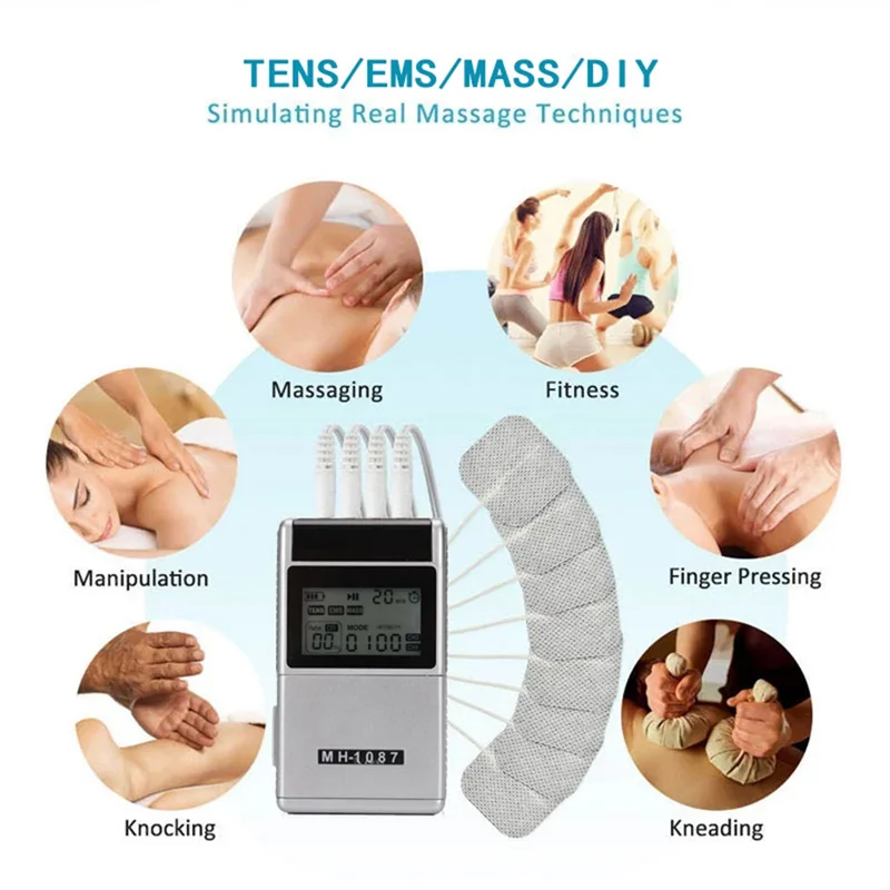 AA20-Muscle Stimulator Pain Relief Muscle Stimulation Physio Massager Acupuncture Therapy Device