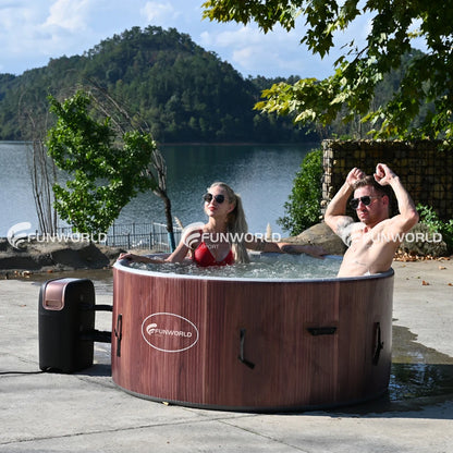 Portable Spa 6 Person Spa Swimming Pool Heating Family Hot Spring Inflatable Hot Tub Pool With Spa