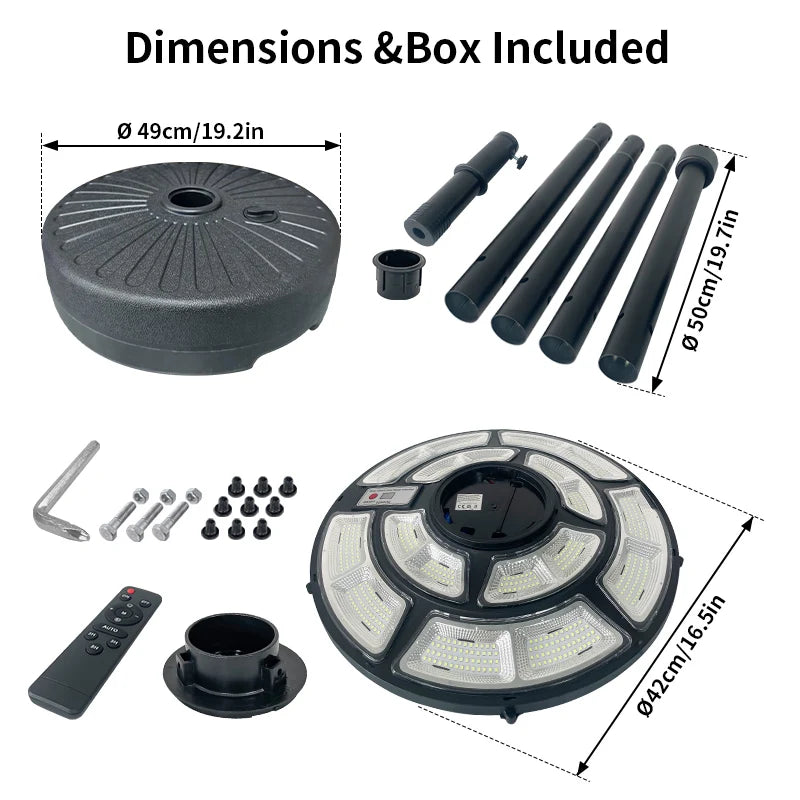 Solar-Powered Movable Garden Light: Waterproof, Energy-Saving Outdoor Lighting for Patio, Backyard – Easy to Install, Long-Lasti