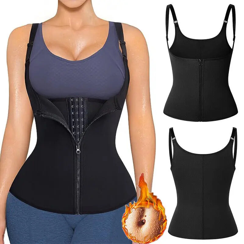 Women's Waist Trainer Sauna Sweat Vest Corset Body Shaper