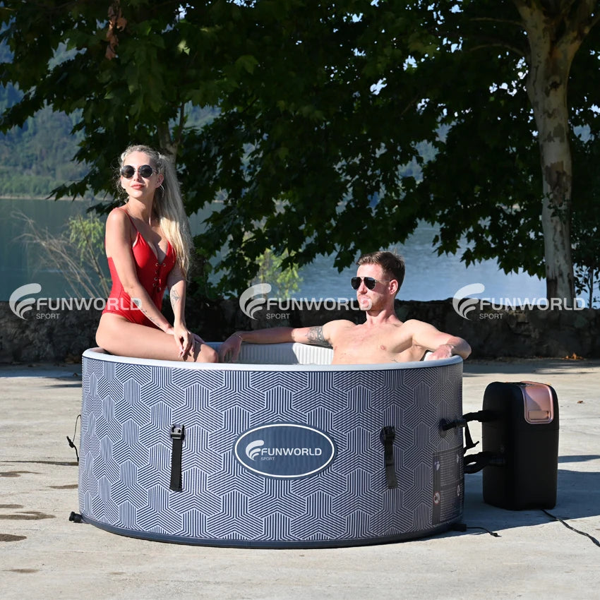 Portable Spa 6 Person Spa Swimming Pool Heating Family Hot Spring Inflatable Hot Tub Pool With Spa