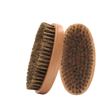 5Pcs Men Beard Care Set Beard Mustache Pocket Hair Comb Men Alloy Hair Skull Brush Mustache Beard Styling Tool for Home Salon
