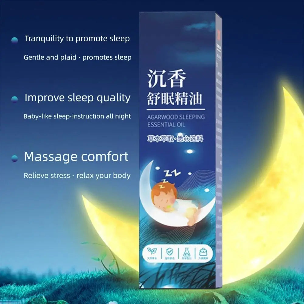 Stress Relieve Sleep Aid Oil Nerve Relax Improve Mental Anxiety Essential Oil for Deep Sleep Help Sleep Aromatherapy Lavender