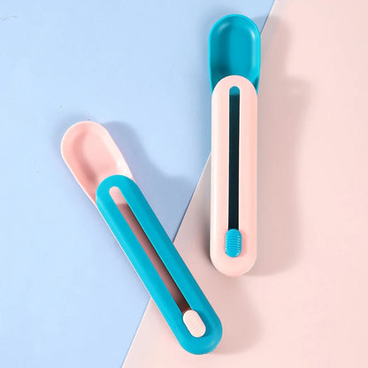 Pet Feeding Spoon Cat Strip Squeezer Puppy Kitty Liquid Food Feeder Multi Use Mini Pet Can Opener Eating Supplies Puppy Cats