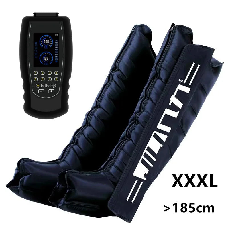 Pressotherapy Air Compression Foot Muscle Massager Leg Recovery Boots Lymphatic Drainage Machine  Relax Physiotherapy 8 Chamber